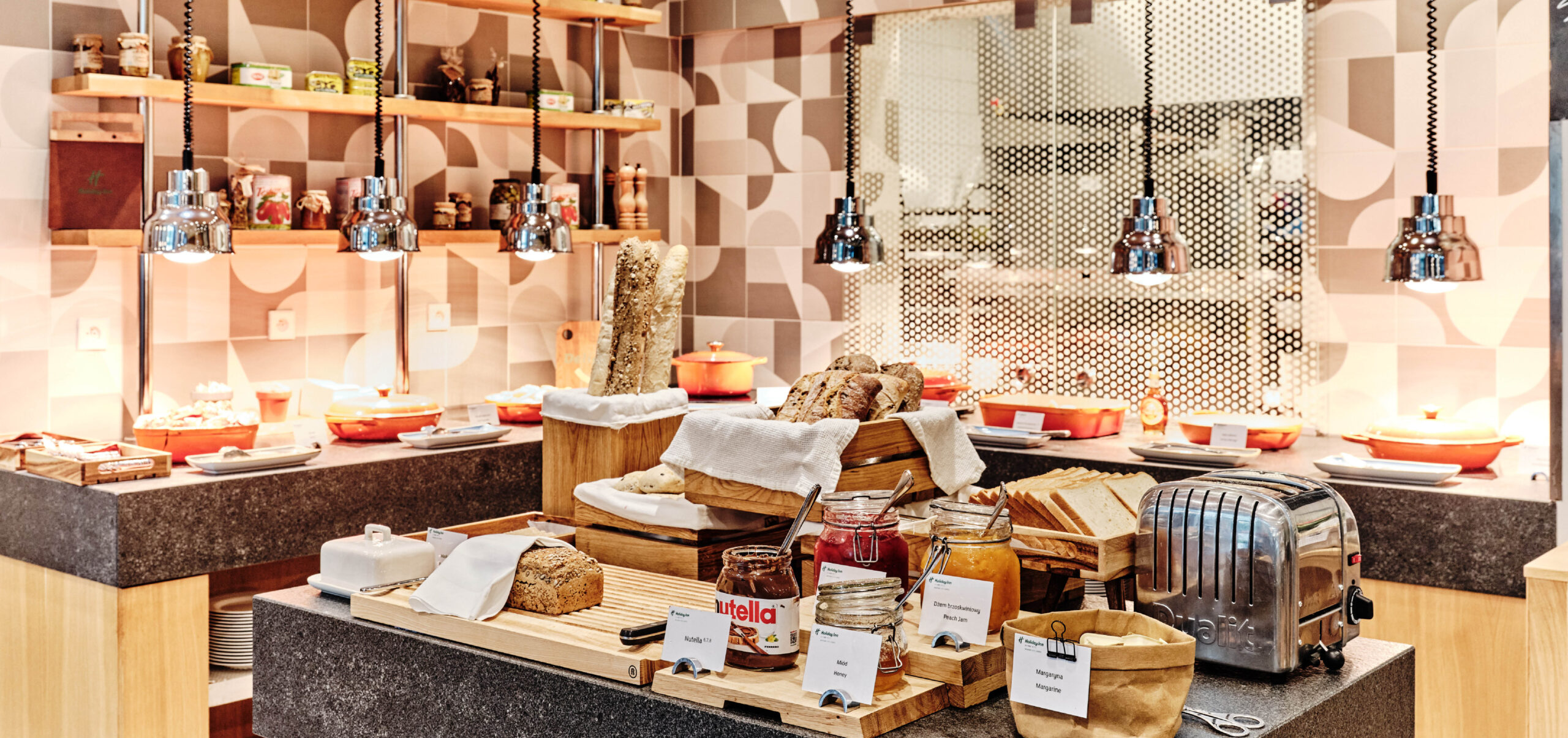 BUFFET BREAKFAST WITH A WIDE SELECTION OF DISHES